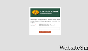 joinindianarmy.nic.in Screenshot