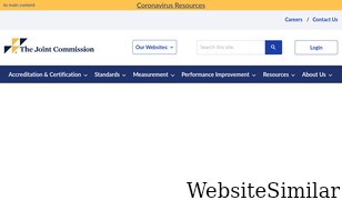 jointcommission.org Screenshot