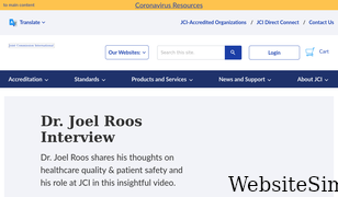 jointcommissioninternational.org Screenshot