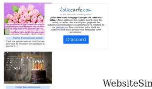 joliecarte.com Screenshot