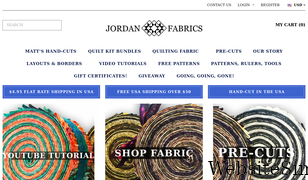 jordanfabrics.com Screenshot