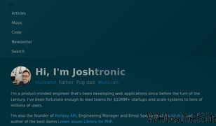 joshtronic.com Screenshot