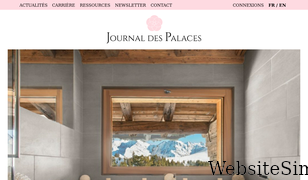 journaldespalaces.com Screenshot