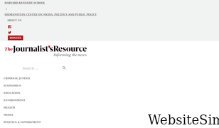 journalistsresource.org Screenshot
