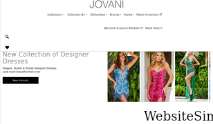 jovani.com Screenshot