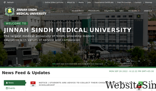 jsmu.edu.pk Screenshot