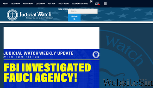 judicialwatch.org Screenshot