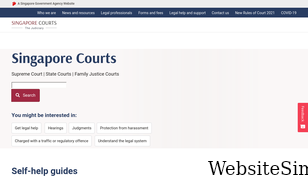 judiciary.gov.sg Screenshot