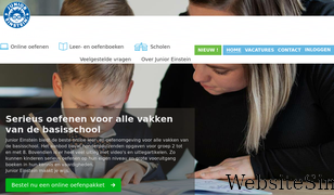junioreinstein.nl Screenshot