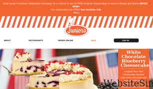 juniorscheesecake.com Screenshot