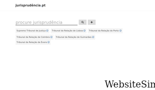 jurisprudencia.pt Screenshot
