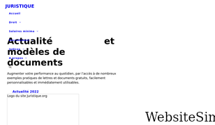 juristique.org Screenshot