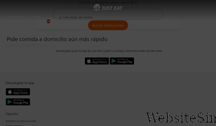 just-eat.es Screenshot