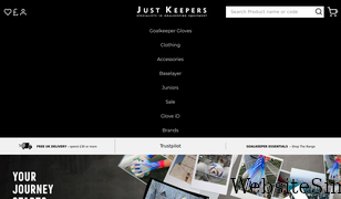 just-keepers.com Screenshot