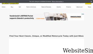 justbikes.com.au Screenshot