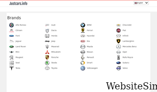 justcars.info Screenshot