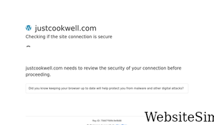 justcookwell.com Screenshot