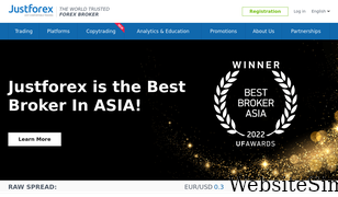 justforex.com Screenshot