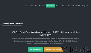 justfreewpthemes.com Screenshot
