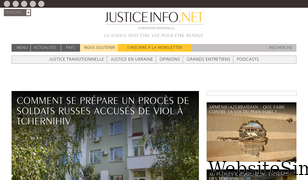 justiceinfo.net Screenshot