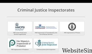 justiceinspectorates.gov.uk Screenshot