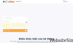 k12online.vn Screenshot