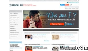 kabbalah.info Screenshot