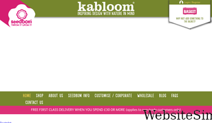 kabloom.co.uk Screenshot
