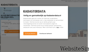 kadasterdata.nl Screenshot