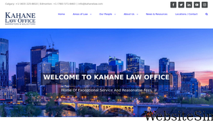 kahanelaw.com Screenshot
