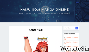 kaiju-no8.com Screenshot