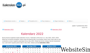 kalendarz-365.pl Screenshot