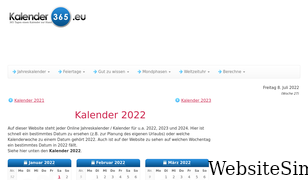 kalender-365.eu Screenshot