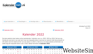 kalender-365.nl Screenshot