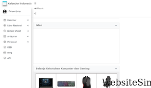 kalenderindonesia.com Screenshot
