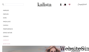 kalista-parfums.com Screenshot
