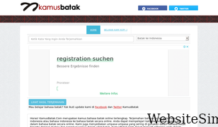 kamusbatak.com Screenshot