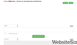 kamusind.com Screenshot