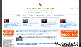 kangaroocourtofaustralia.com Screenshot