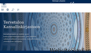 kansalliskirjasto.fi Screenshot