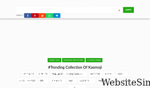 kaomojihub.com Screenshot