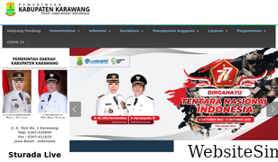 karawangkab.go.id Screenshot