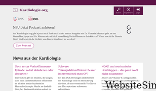 kardiologie.org Screenshot