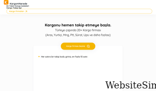 kargomnerede.co Screenshot