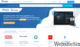 karir.com Screenshot