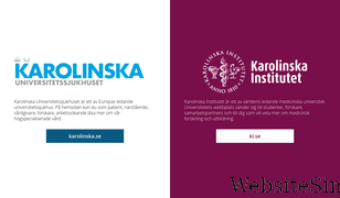 karolinska.se Screenshot