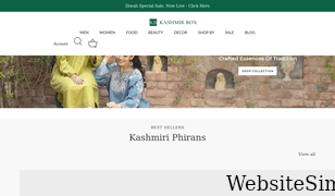 kashmirbox.com Screenshot