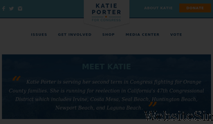 katieporter.com Screenshot