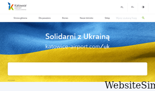 katowice-airport.com Screenshot