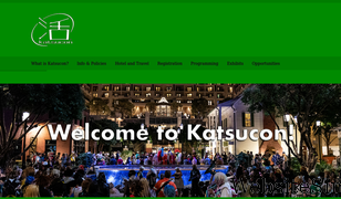 katsucon.org Screenshot